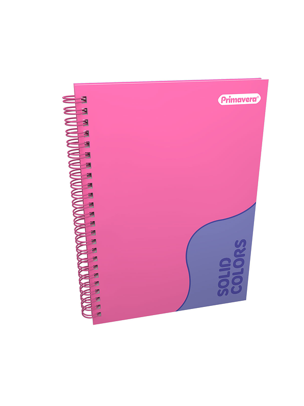Cuaderno Catedrático Solid Colors Mujer 80 Hojas Cuadros 4