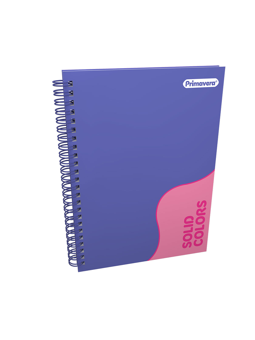 Cuaderno Catedrático Solid Colors Mujer 80 Hojas Cuadros 5