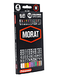 Colores Primavera x 12 Unidades Redondos Black Morat - Miniatura 1