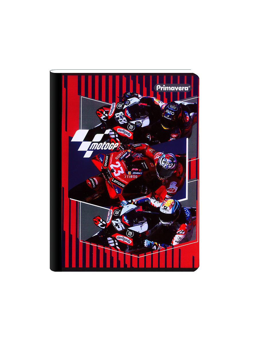 Cuaderno Cosido Primavera Masculino 100 Hojas Cuadros  1