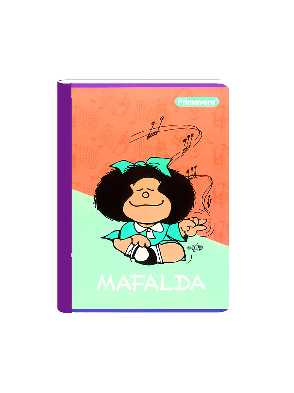 Cuaderno Cosido Primavera Mujer 100 Hojas Cuadros  6