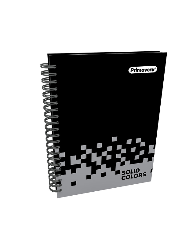 Cuaderno Primavera Argollado 5 Materias Solid Colors 1