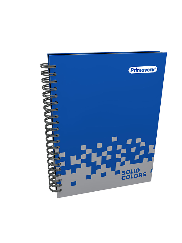 Cuaderno Primavera Argollado 5 Materias Solid Colors 3