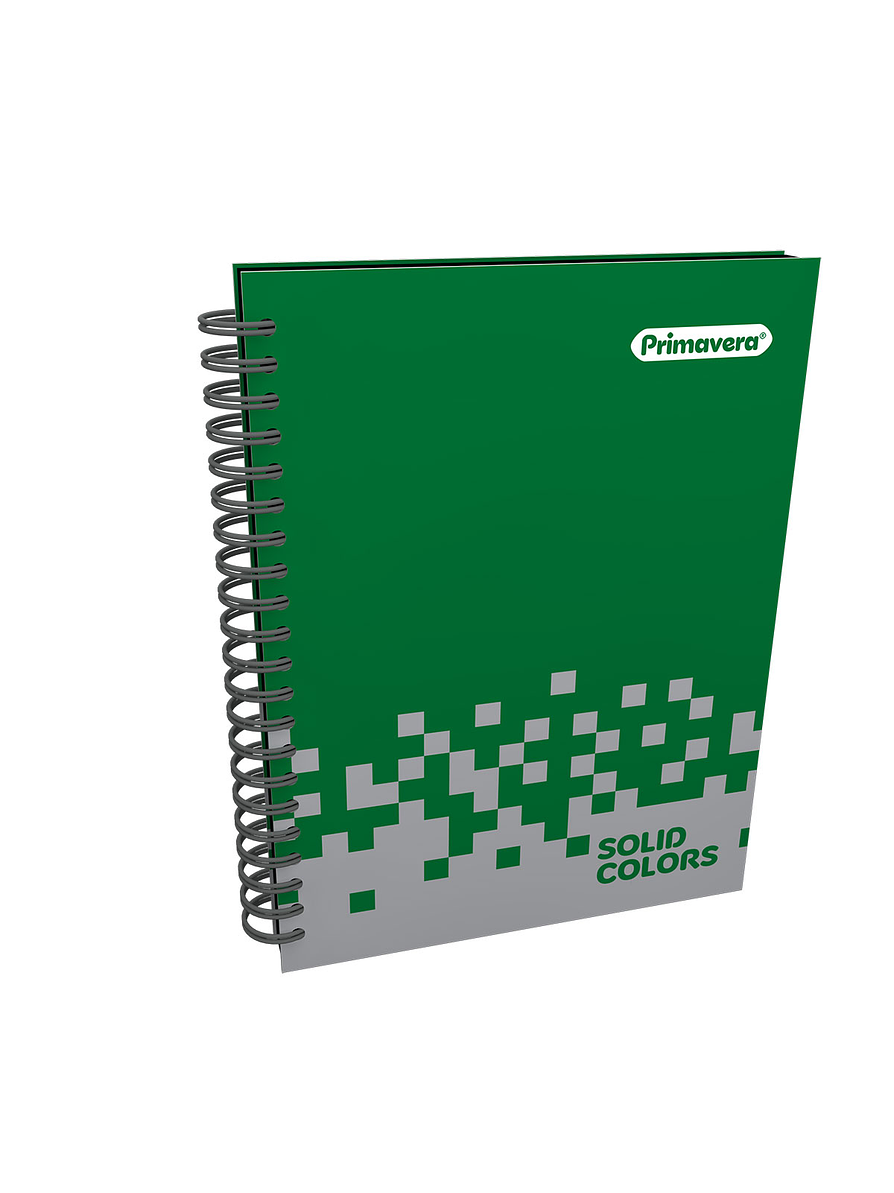 Cuaderno Primavera Argollado 5 Materias Solid Colors 4