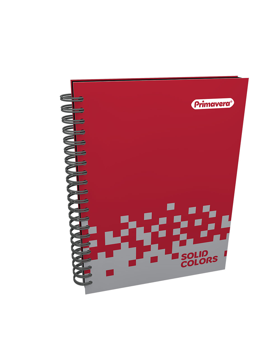 Cuaderno Primavera Argollado 5 Materias Solid Colors 5