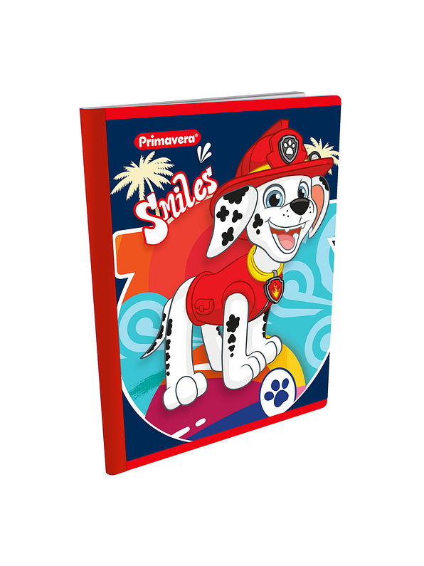 Cuaderno cosido Paw Patrol 100 Hojas Cuadros  5