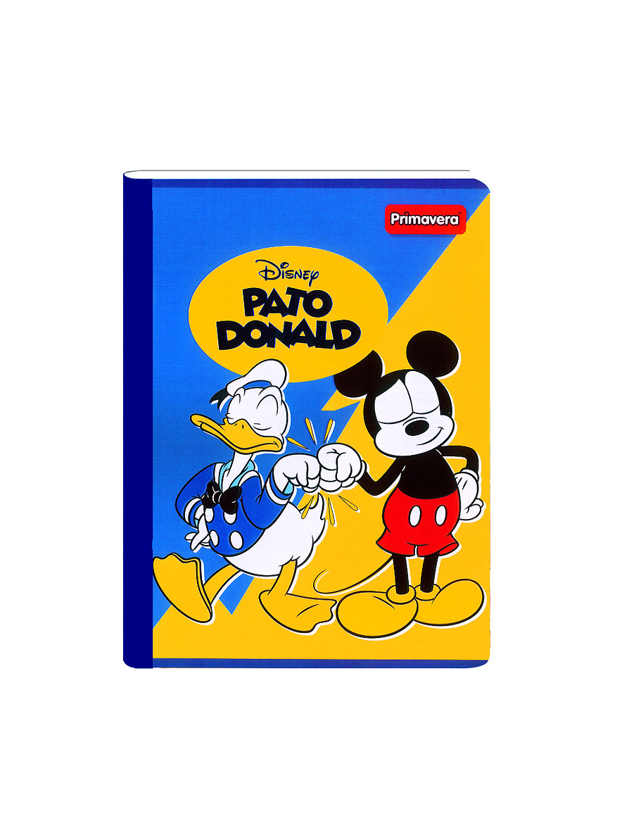 Cuaderno Cosido Primavera Donald 100 Hojas Cuadros 4