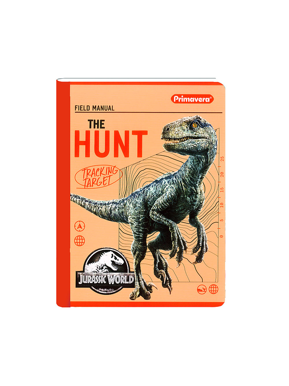 Cuaderno Cosido Jurassic World 100 Hojas Cuadros  5