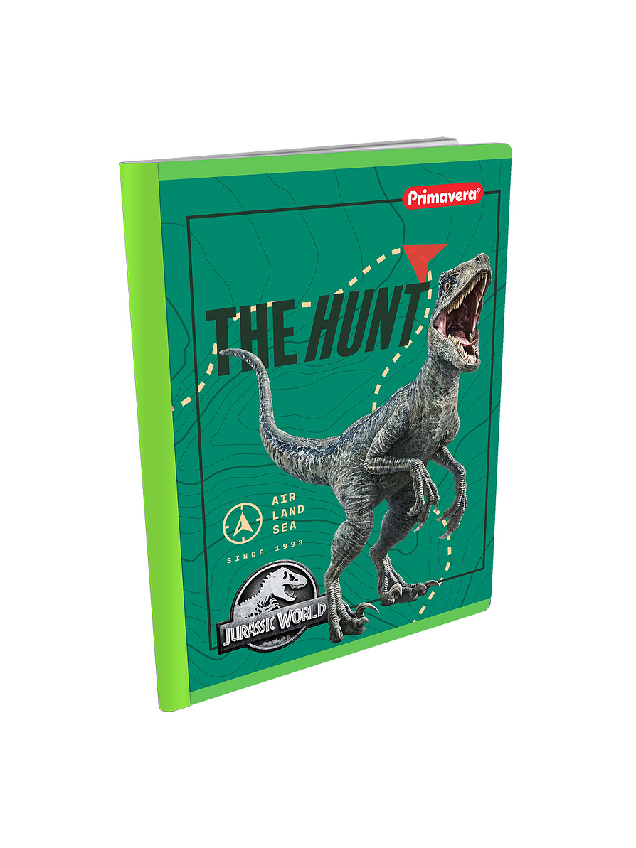 Cuaderno Cosido Primavera Jurassic World 100 Hojas Doble Linea 7