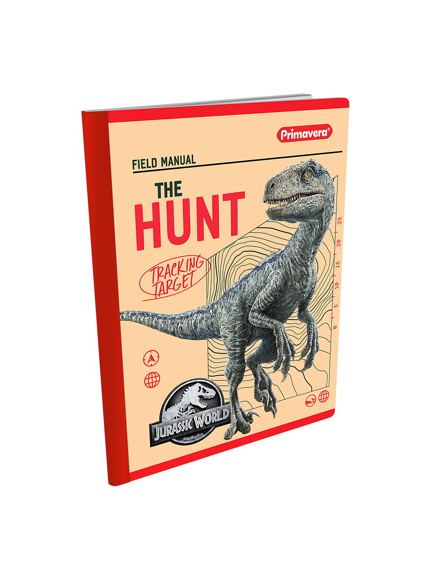 Cuaderno Cosido Primavera Jurassic World 100 Hojas Lineas 6