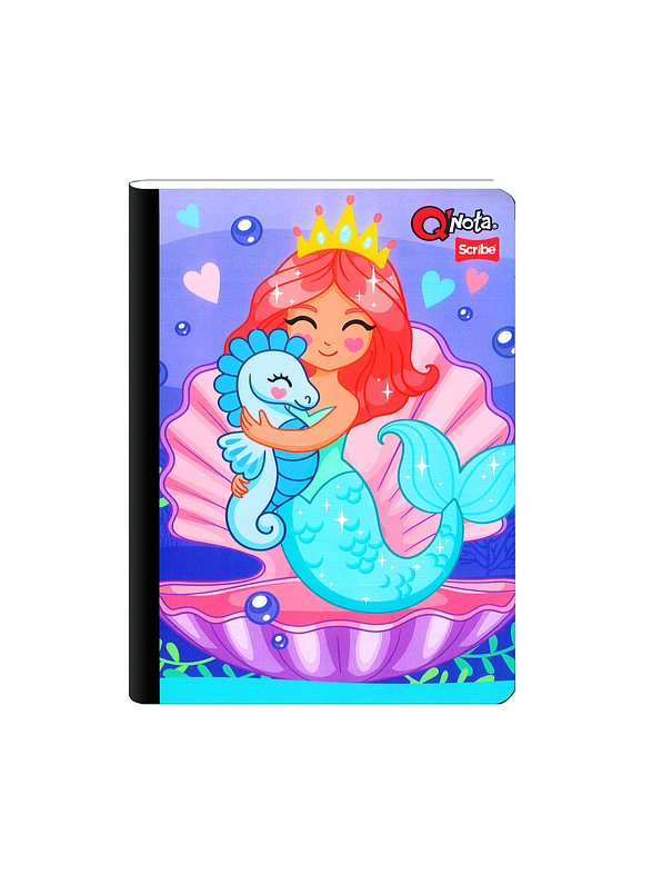 Cuaderno Cosido Qnota Femenino 100 Hojas Cuadros  1