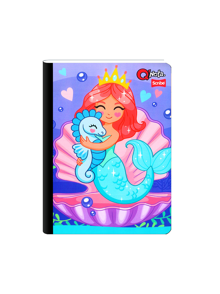 Cuaderno Cosido Qnota Femenino 100 Hojas Cuadros  1