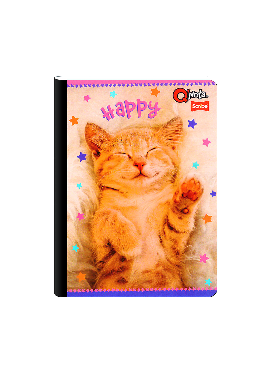 Cuaderno Cosido Qnota Femenino 100 Hojas Cuadros  3