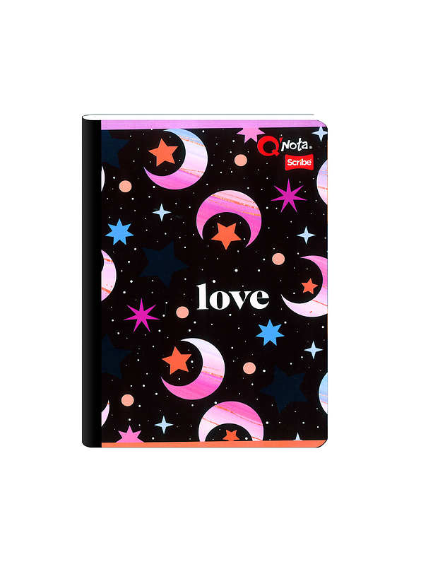 Cuaderno Cosido Qnota Femenino 100 Hojas Cuadros  5