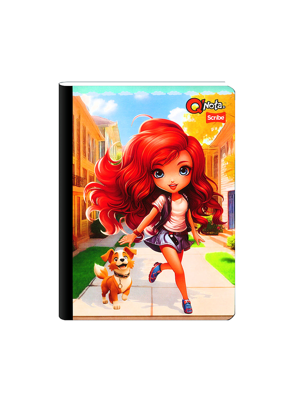 Cuaderno Cosido Qnota Femenino 100 Hojas Cuadros  7