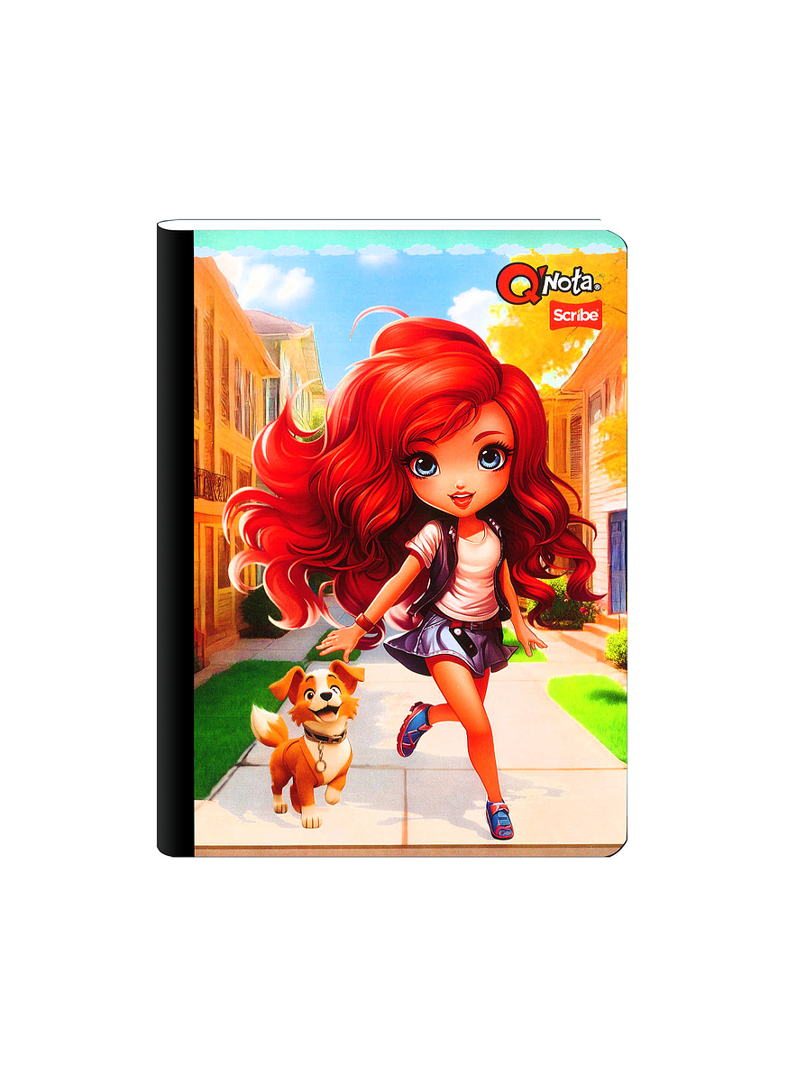 Cuaderno Cosido Qnota Femenino 100 Hojas Cuadros  7