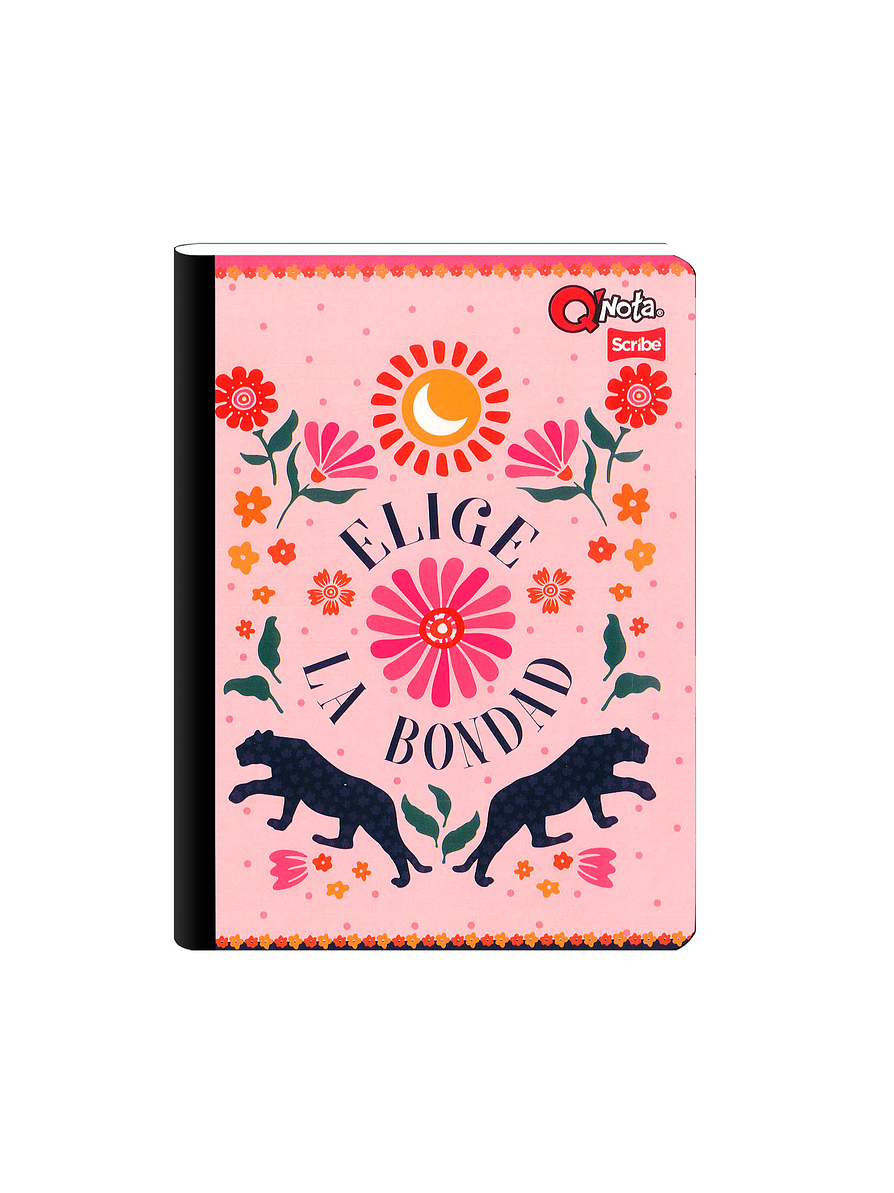 Cuaderno Cosido Qnota Femenino 100 Hojas Cuadros  10