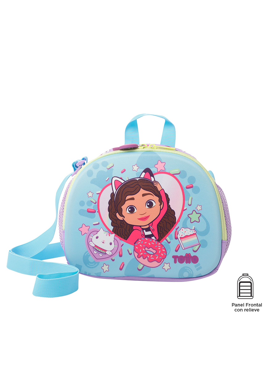 Lonchera Totto Para Niña Con Aislamiento Termico Gabby Doll House 1