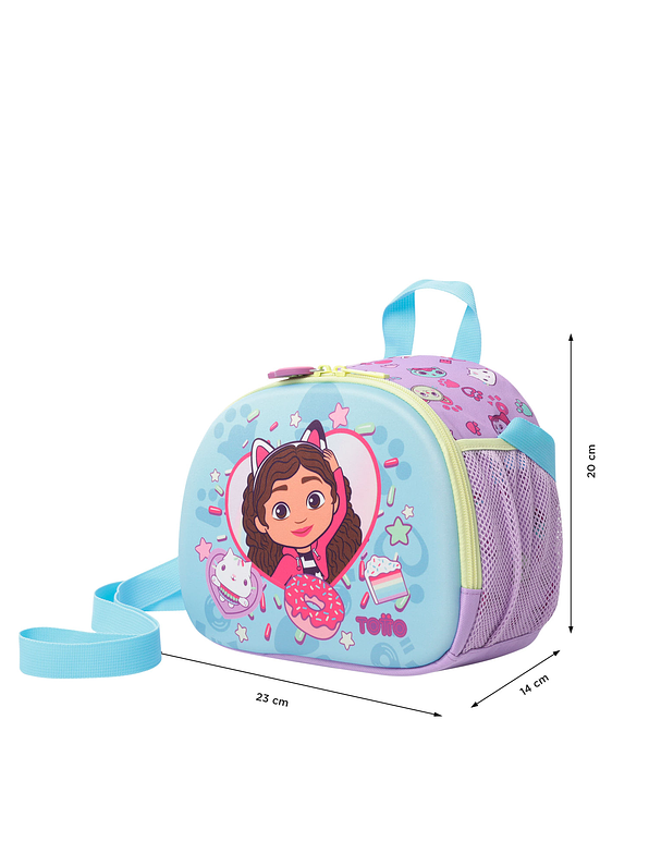 Lonchera Totto Para Niña Con Aislamiento Termico Gabby Doll House 3