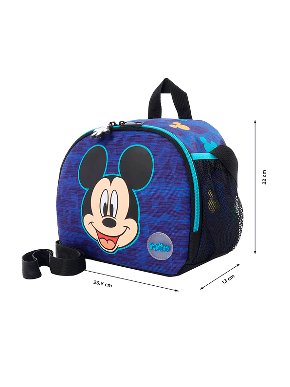 Lonchera Totto con Aislamiento Térmico Mickey Azul 4
