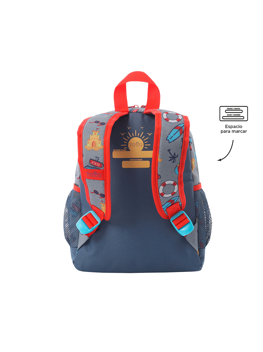 Morral Totto Para Niño Little Surfer Pequeño 3