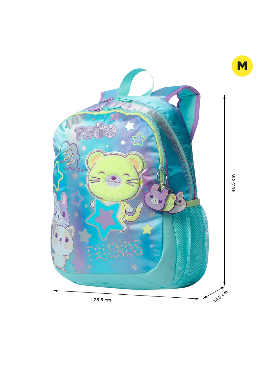 Morral Totto Para Niña Friends Mediano 2