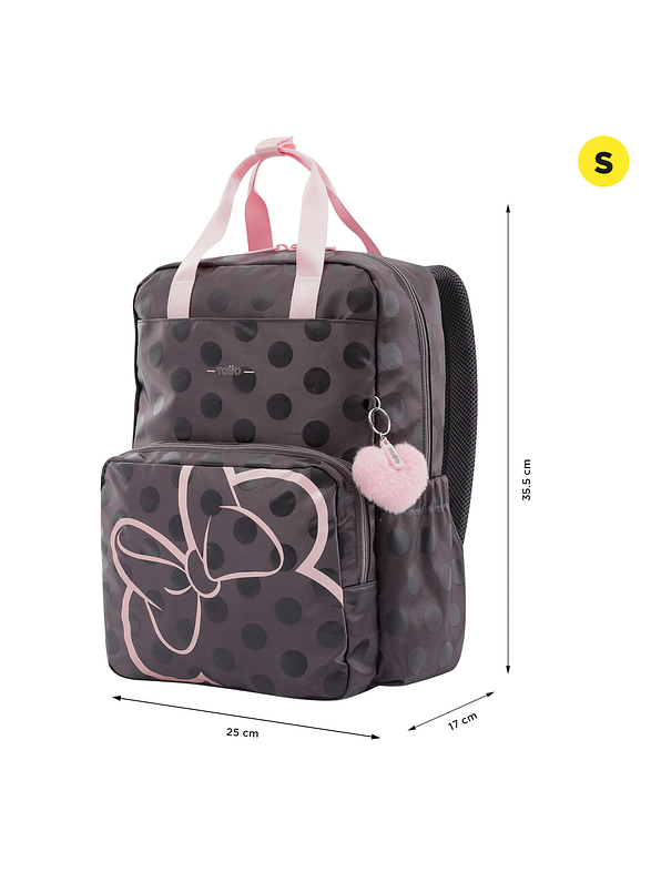 Morral Totto Para Mujer Minnie Vintage Morado 2