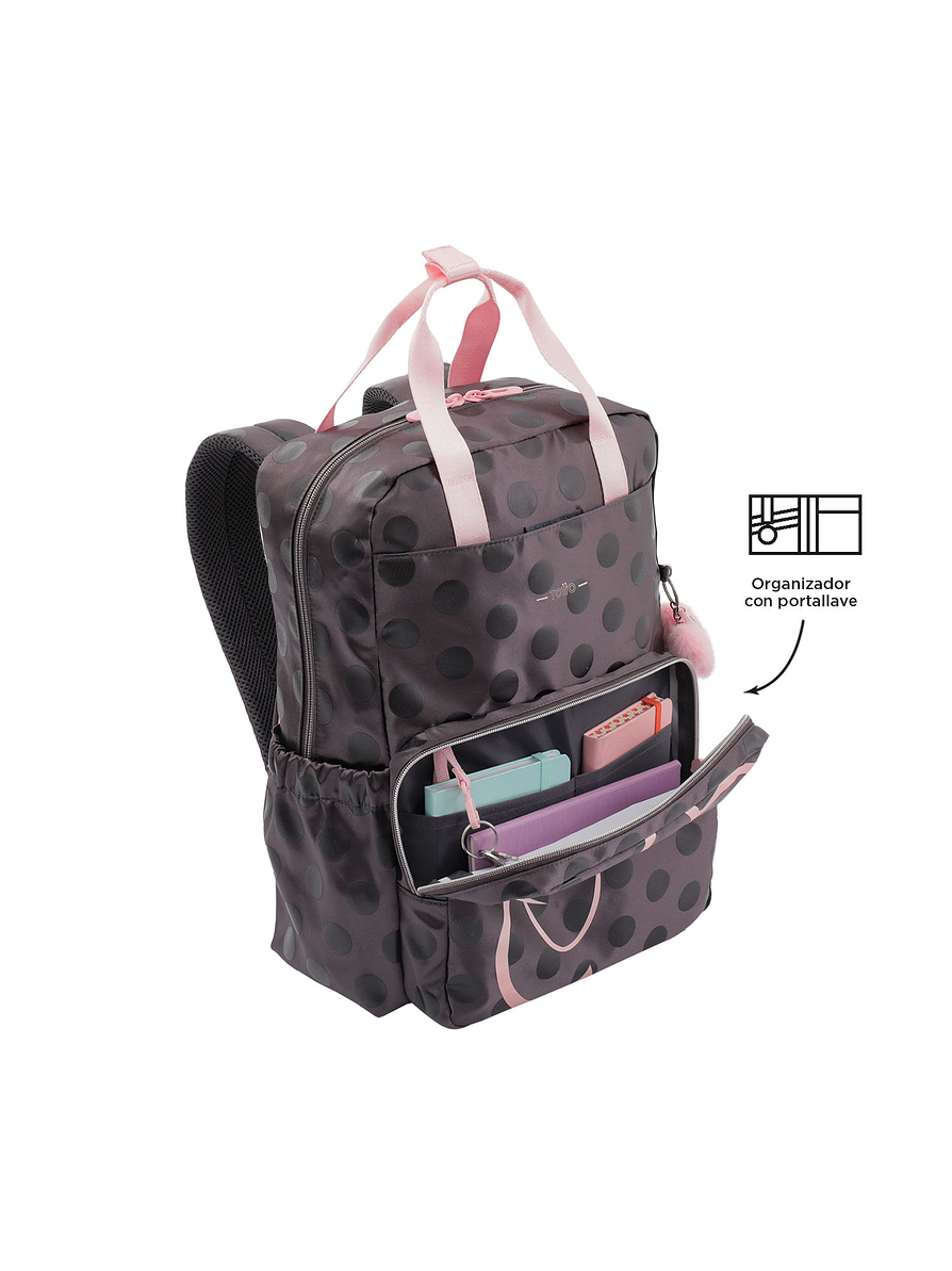 Morral Totto Para Mujer Minnie Vintage Morado 4