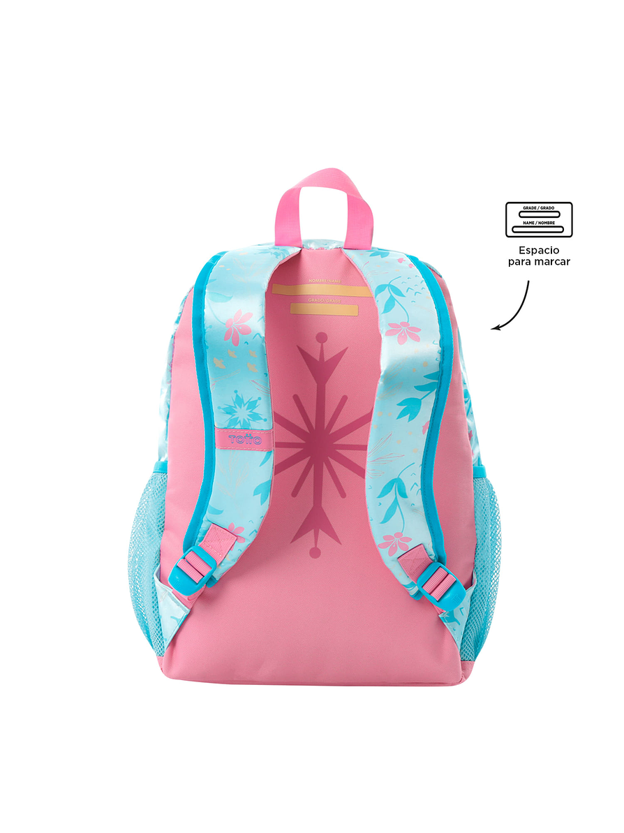 Morral Totto Para Niña Frozen Destiny Mediano Azul 3