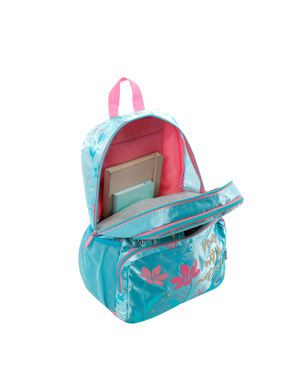 Morral Totto Para Niña Frozen Destiny Mediano Azul 4