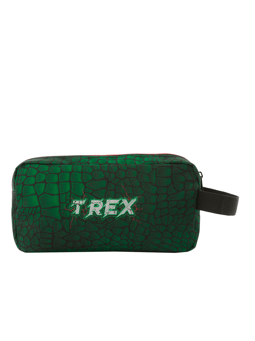 Cartuchera Totto Escolar Rex Dino Verde 3
