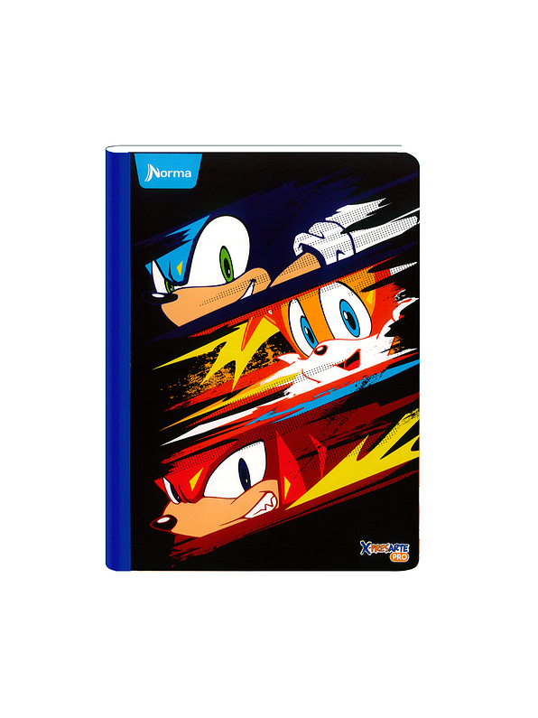 Cuaderno Cosido Sonic 100 Hojas Cuadros 2