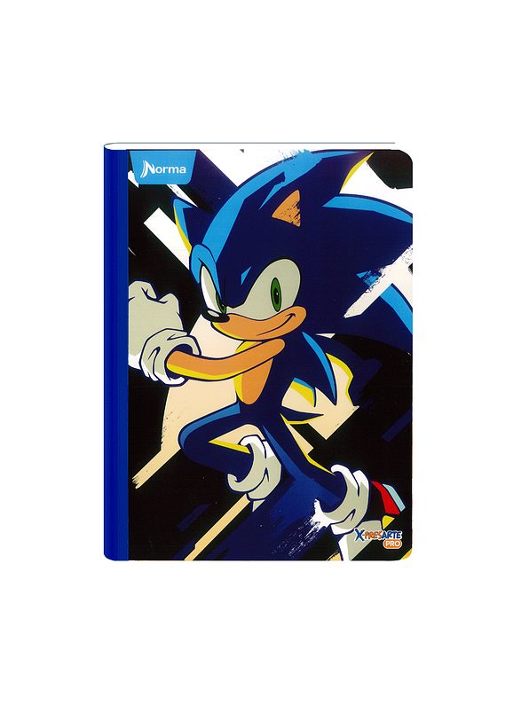 Cuaderno Cosido Sonic 100 Hojas Cuadros 6