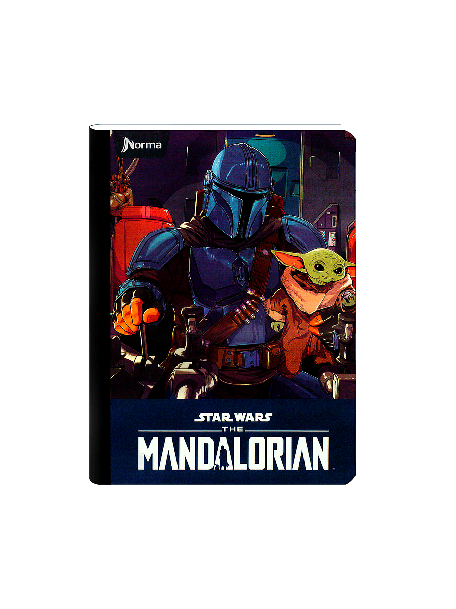 Cuaderno Cosido The Mandalorian 100 Hojas Cuadros  1