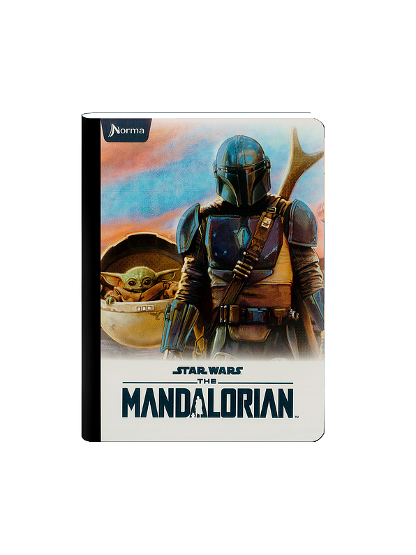 Cuaderno Cosido The Mandalorian 100 Hojas Cuadros  2