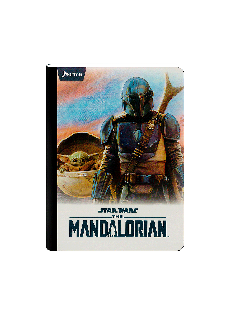 Cuaderno Cosido The Mandalorian 100 Hojas Cuadros  2