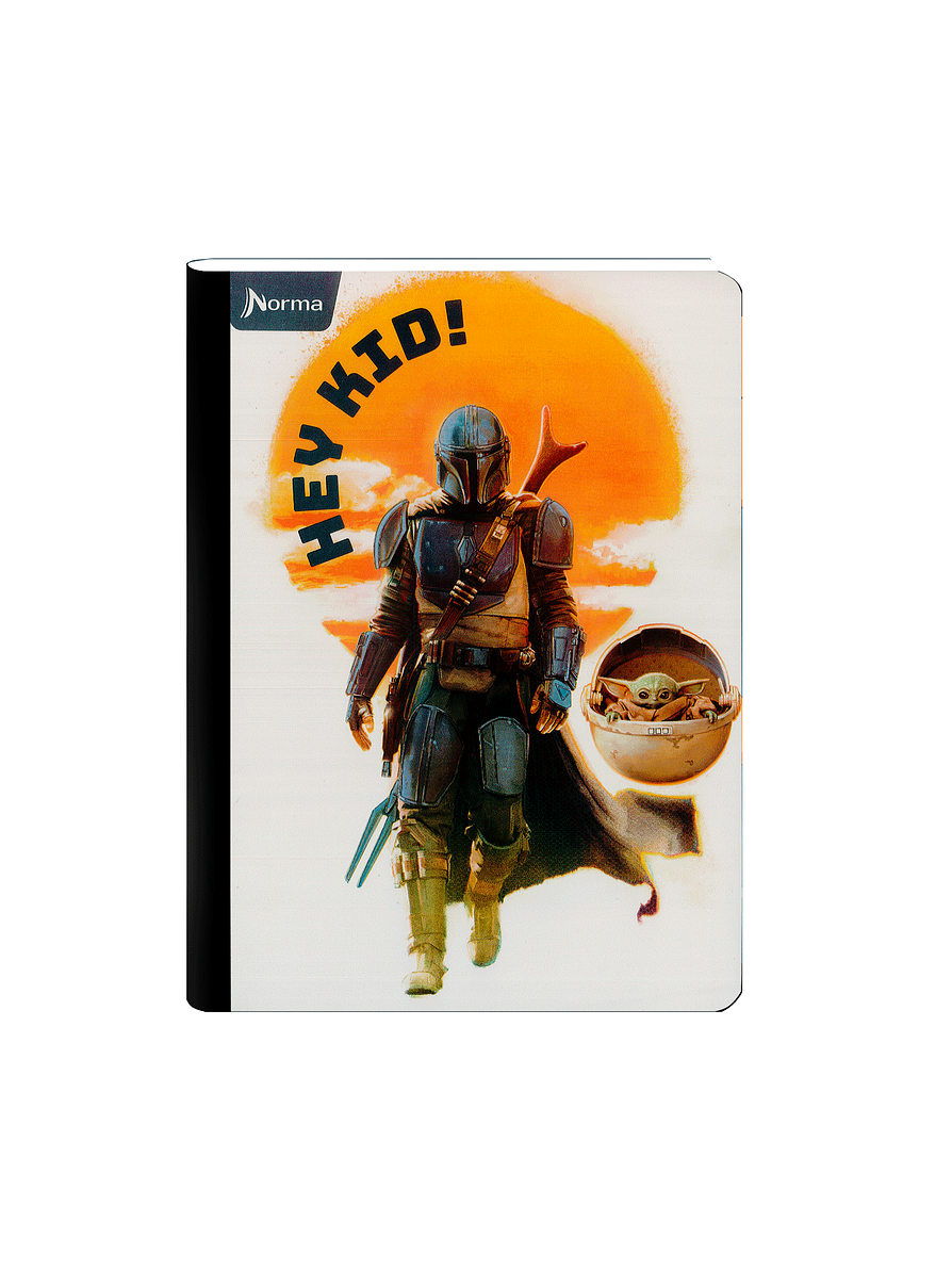 Cuaderno Cosido The Mandalorian 100 Hojas Cuadros  3