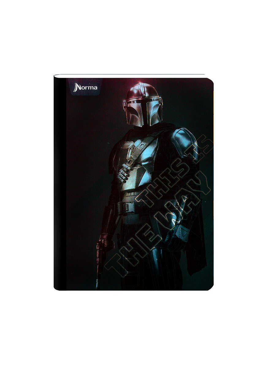 Cuaderno Cosido The Mandalorian 100 Hojas Cuadros  4