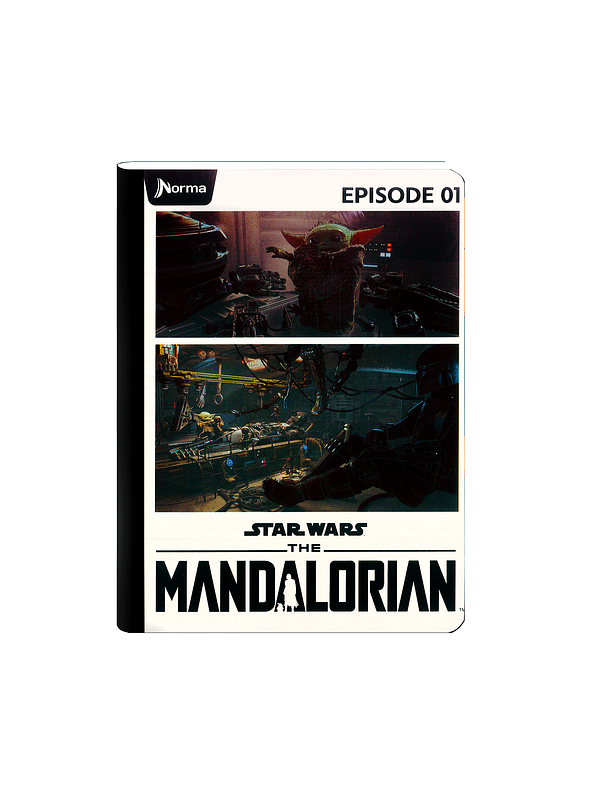 Cuaderno Cosido The Mandalorian 100 Hojas Cuadros  5