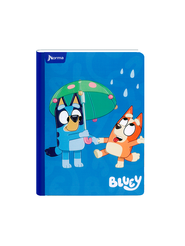 Cuaderno Cosido Bluey 50 Hojas Cuadros  1