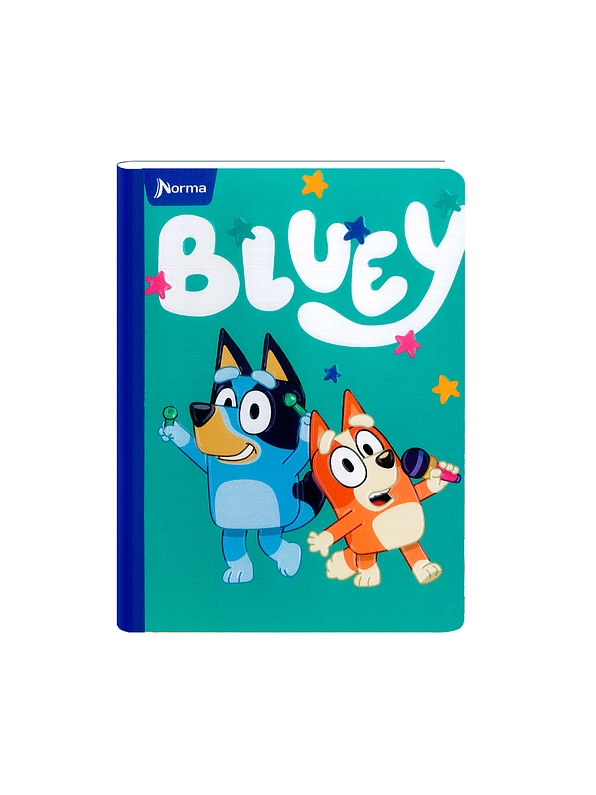 Cuaderno Cosido Bluey 50 Hojas Cuadros  2