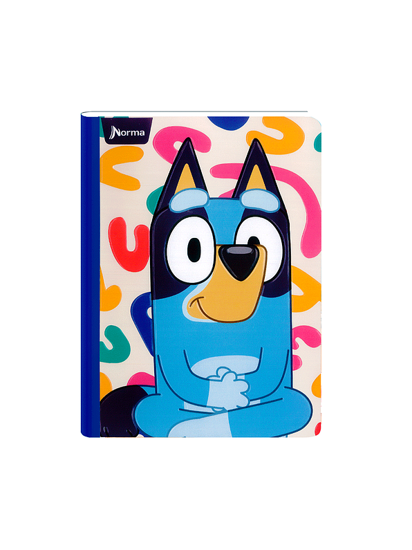 Cuaderno Cosido Bluey 50 Hojas Cuadros  3