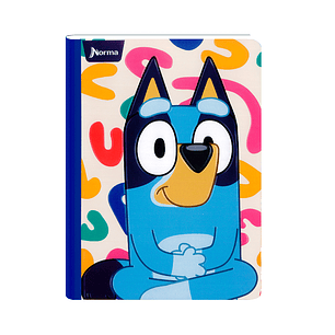 Cuaderno Cosido Bluey 100 Hojas Cuadros