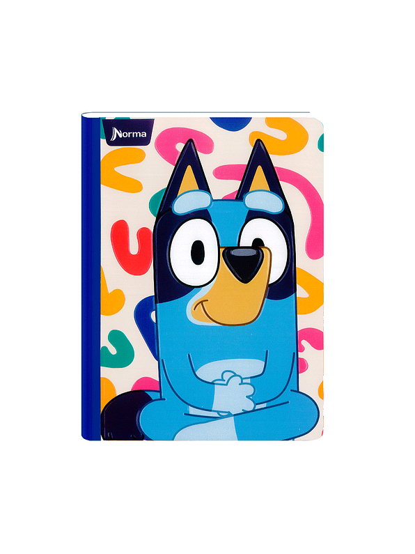 Cuaderno Cosido Bluey 100 Hojas Cuadros 1