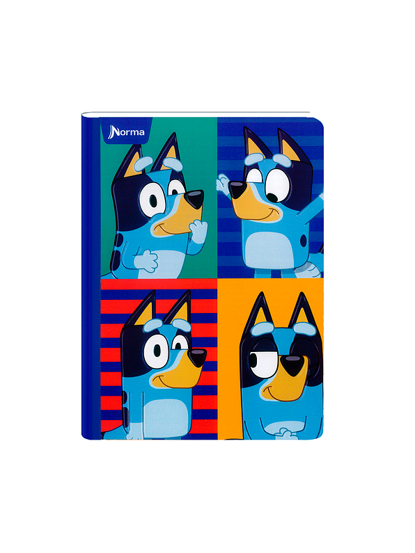 Cuaderno Cosido Bluey 100 Hojas Cuadros 3