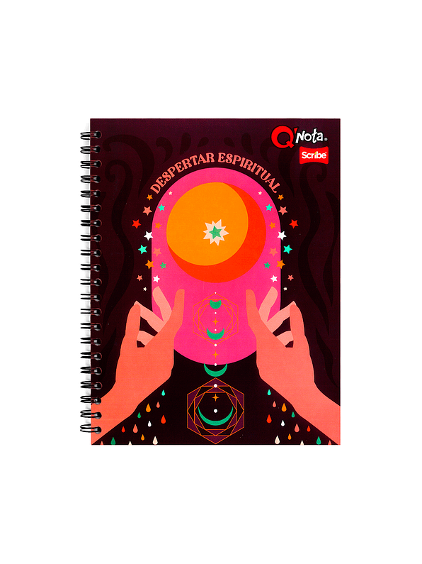 Cuaderno Catedrático Q'Nota Femenino 100 Hojas Cuadros 2