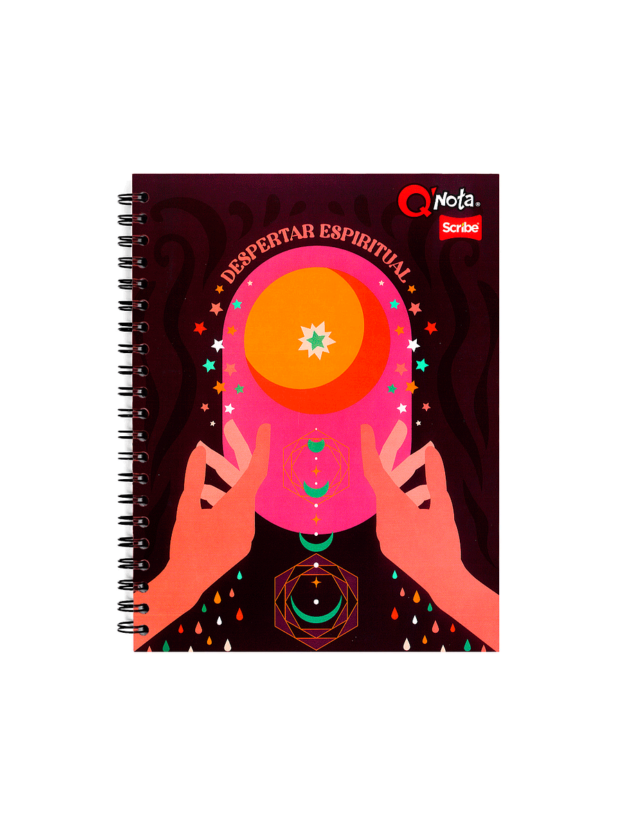 Cuaderno Catedrático Q'Nota Femenino 100 Hojas Cuadros 2