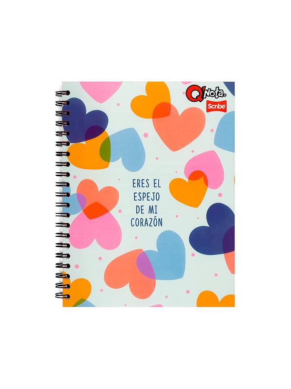 Cuaderno Catedrático Q'Nota Femenino 100 Hojas Cuadros 3