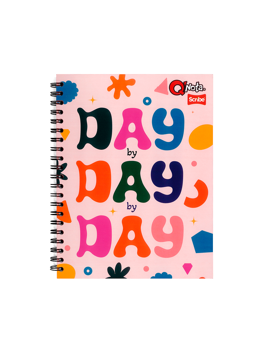 Cuaderno Catedrático Q'Nota Femenino 100 Hojas Cuadros 6