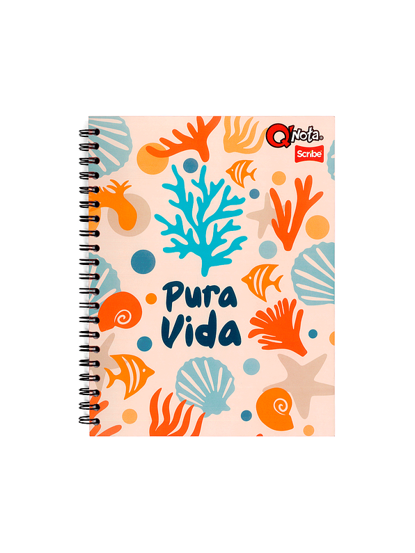 Cuaderno Catedrático Q'Nota Femenino 100 Hojas Cuadros 7